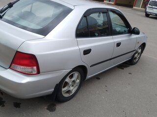 2002 Hyundai Accent II, серебристый, 320000 рублей, вид 3