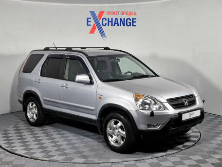 2002 Honda CR-V II, серебристый, 514000 рублей, вид 2