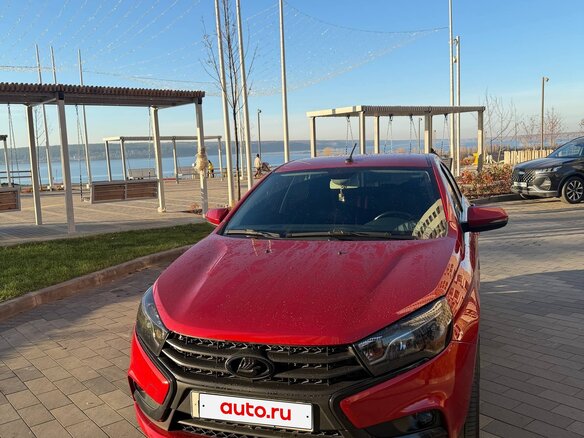 2020 Lada (ВАЗ) Vesta I, красный, 1190000 рублей - вид 1