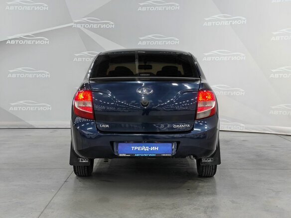 2012 Lada (ВАЗ) Granta I, синий, 450000 рублей - вид 3