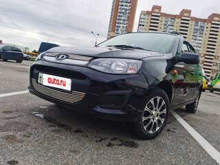 2015 Lada (ВАЗ) Kalina II, чёрный, 500000 рублей, вид 1