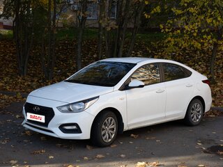 2019 Hyundai Solaris II, белый, 1350000 рублей, вид 1