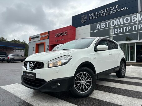 2012 Nissan Qashqai I Рестайлинг, белый, 1250000 рублей, вид 3