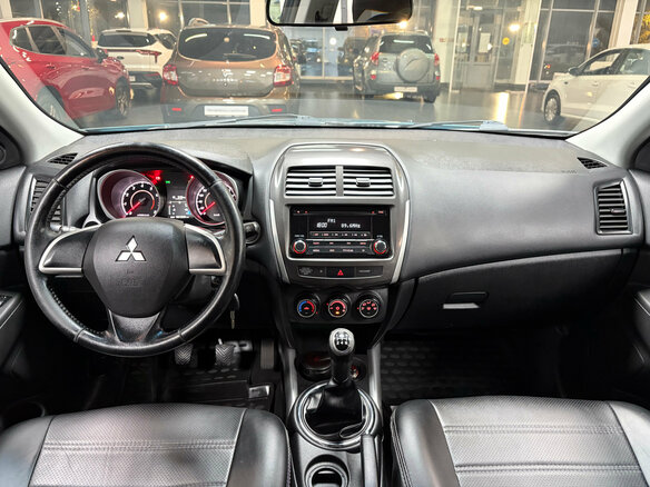 2013 Mitsubishi ASX I Рестайлинг, голубой, 998000 рублей - вид 11