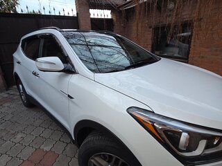 2017 Hyundai Santa Fe III Рестайлинг, белый, 2200000 рублей, вид 4