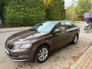 2017 Skoda Octavia III (A7) Рестайлинг, коричневый, 1550000 рублей, вид 1