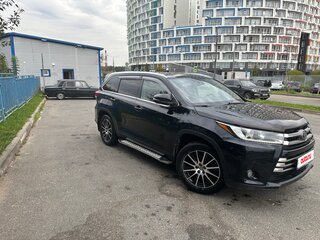 2017 Toyota Highlander III (XU50) Рестайлинг, чёрный, 2950000 рублей, вид 2