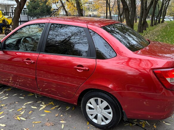 2019 Lada (ВАЗ) Granta I Рестайлинг, красный, 595000 рублей - вид 7