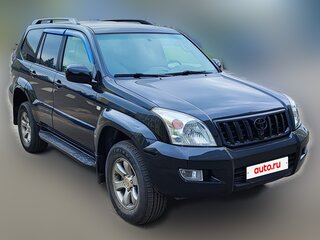 2008 Toyota Land Cruiser Prado 4-speed 120 Series Рестайлинг, чёрный, 2150000 рублей, вид 3