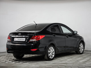 2012 Hyundai Solaris I, чёрный, 548777 рублей, вид 5