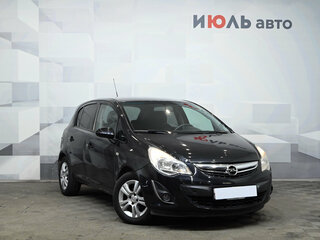2012 Opel Corsa D Рестайлинг II, чёрный, 740000 рублей, вид 2