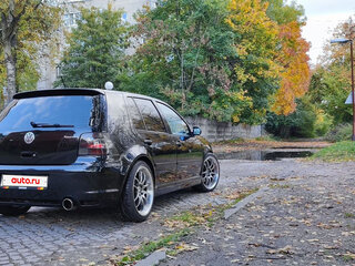 1999 Volkswagen Golf IV, чёрный, 1350000 рублей, вид 2