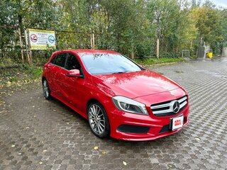 2014 Mercedes-Benz A-Класс 180 III (W176), красный, 1550000 рублей, вид 3