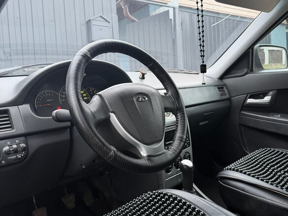 2012 Lada (ВАЗ) Priora I, серебристый, 370000 рублей - вид 9