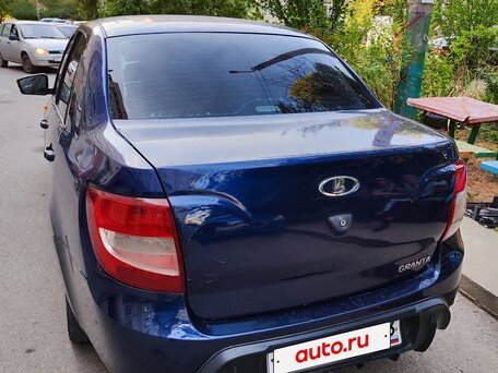 2012 Lada (ВАЗ) Granta I, синий, 220000 рублей, вид 3
