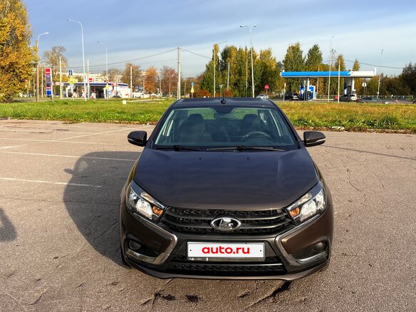 2017 Lada (ВАЗ) Vesta I, коричневый, 870000 рублей - вид 6