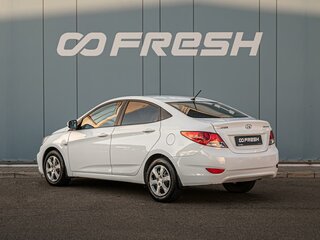 2014 Hyundai Solaris I, белый, 880000 рублей, вид 2