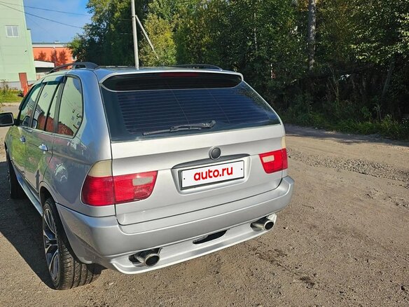 2001 BMW X5 3.0i I (E53), серебристый, 1300000 рублей - вид 3
