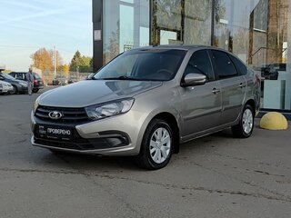 2019 Lada (ВАЗ) Granta I Рестайлинг, серый, 595000 рублей, вид 1