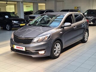 2016 Kia Rio III Рестайлинг, серый, 935000 рублей, вид 3