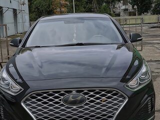2018 Hyundai Sonata VII (LF) Рестайлинг, чёрный, 1790000 рублей, вид 1