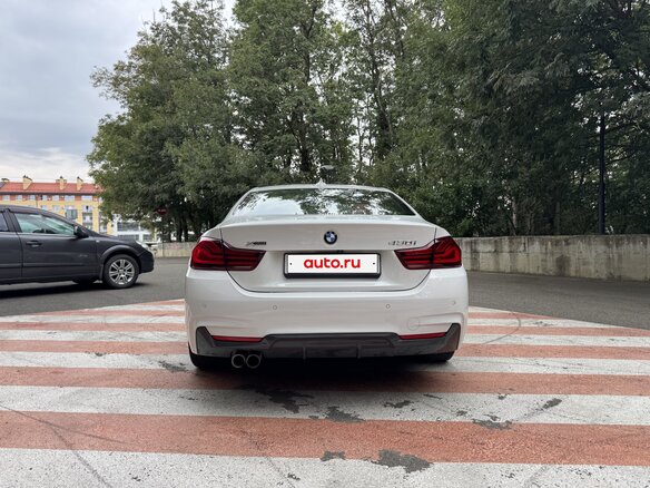 2019 BMW 4 серии 430i xDrive F32/F33/F36 Рестайлинг, белый, 3590000 рублей - вид 6