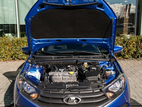 2022 Lada (ВАЗ) Granta I Рестайлинг, синий, 720000 рублей - вид 24