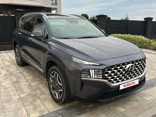 2022 Hyundai Santa Fe IV Рестайлинг, серебристый, 2550000 рублей, вид 4