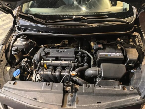 2014 Hyundai Solaris I Рестайлинг, серый - вид 6