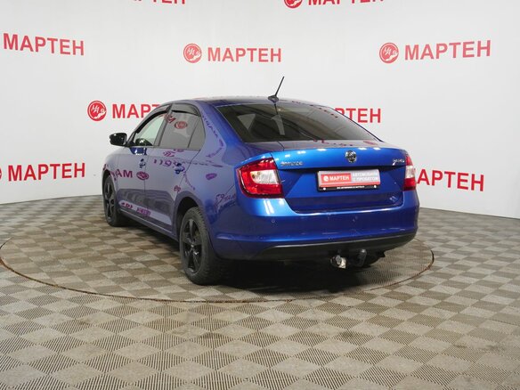 2017 Skoda Rapid I Рестайлинг, синий - вид 7