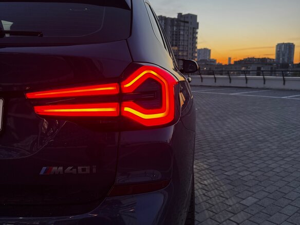 2018 BMW X3 M40i III (G01), синий, 4630000 рублей - вид 5