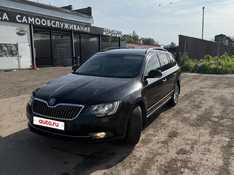 2013 Skoda Superb DSG II Рестайлинг, чёрный, 999000 рублей, вид 1