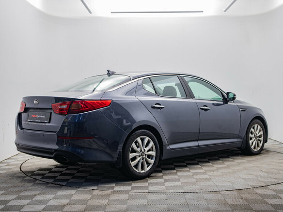 2015 Kia Optima III Рестайлинг, серый, 1382000 рублей - вид 4