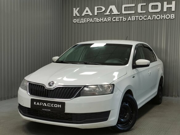 2019 Skoda Rapid I Рестайлинг, белый, 1049000 рублей