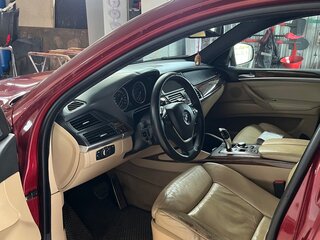 2009 BMW X6 35i 6-speed I (E71), красный, 1150000 рублей, вид 4