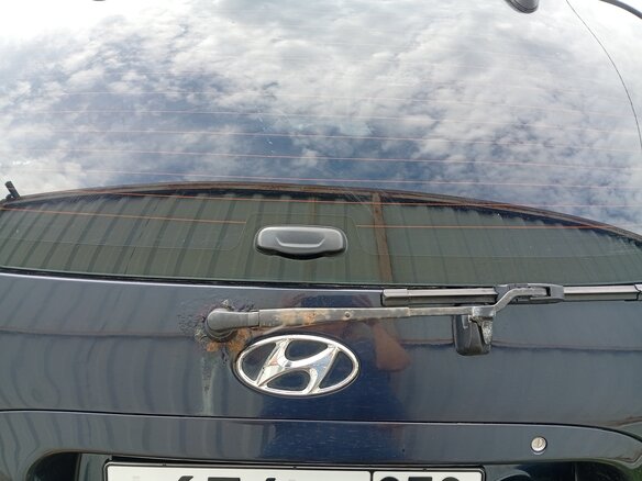 2004 Hyundai Santa Fe I, синий, 530000 рублей - вид 9