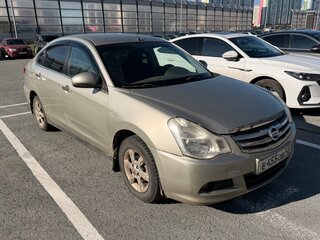 2013 Nissan Almera III (G15), бежевый, 375000 рублей, вид 2