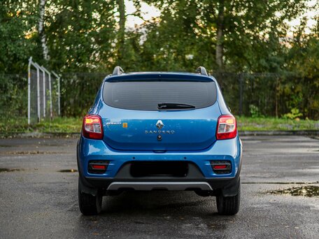 2019 Renault Sandero Stepway II Рестайлинг, синий, 1120000 рублей, вид 4