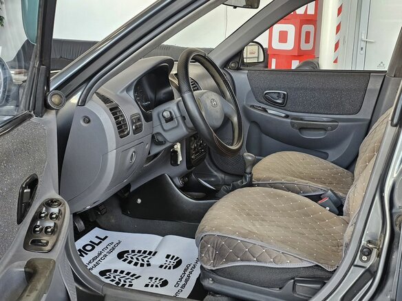 2006 Hyundai Accent ТагАЗ II, серый, 285000 рублей - вид 8