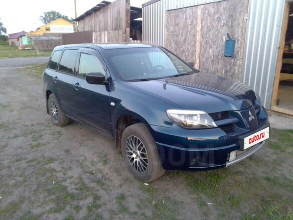 2004 Mitsubishi Outlander I, синий, 515000 рублей - вид 1