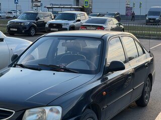2009 Hyundai Accent ТагАЗ II, чёрный, 500000 рублей, вид 1