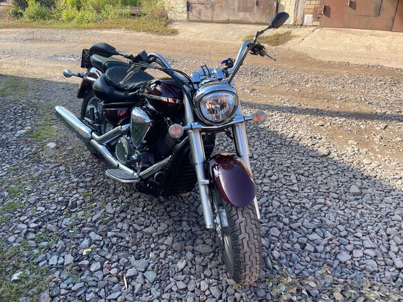 2008 Yamaha XVS1300, красный, 820000 рублей