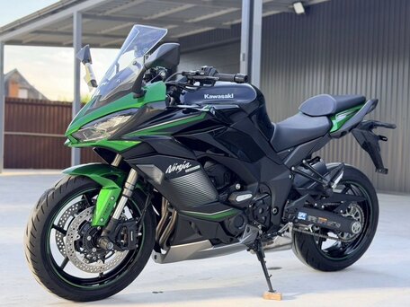 2022 Kawasaki Ninja 1000 SX, зелёный, 1250000 рублей, вид 2