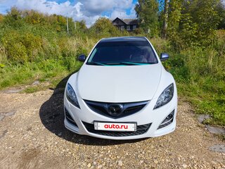2012 Mazda 6 II (GH) Рестайлинг, белый, 950000 рублей, вид 1