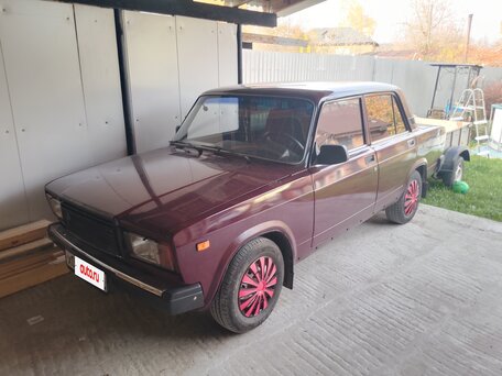 2007 Lada (ВАЗ) 2107, пурпурный, 199000 рублей, вид 1