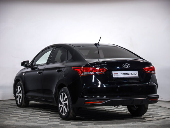 2020 Hyundai Solaris II Рестайлинг, чёрный, 1749000 рублей - вид 6