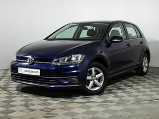 2018 Volkswagen Golf VII Рестайлинг, синий, 1529700 рублей, вид 1