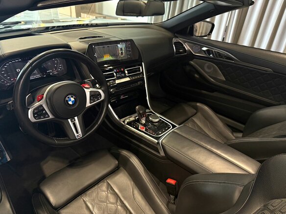 2022 BMW M8 Competition I (F91/F92/F93) Рестайлинг, синий - вид 23