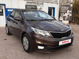 2016 Kia Rio III Рестайлинг, коричневый, 1050000 рублей, вид 2