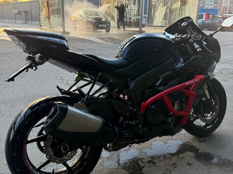 2009 Kawasaki ZX-6R Ninja, чёрный, 630000 рублей, вид 4